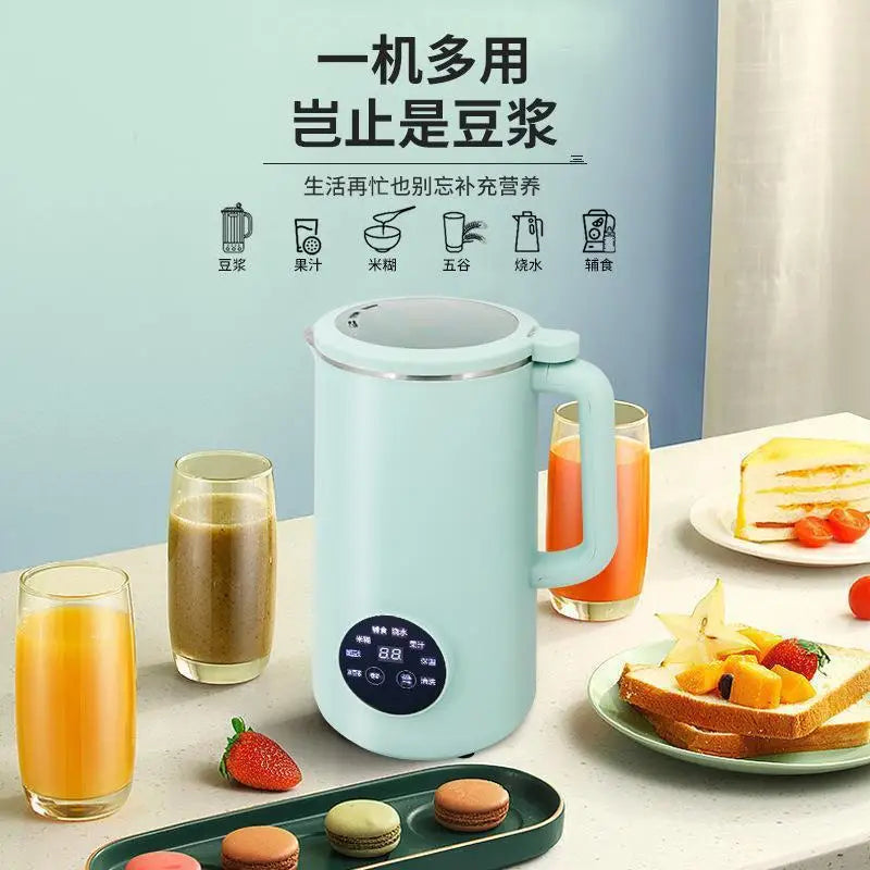 220V 1.2L Household High Speed Food Blender Automatic Heating Soybean Milk Machine For Breakfast Stainless Steel