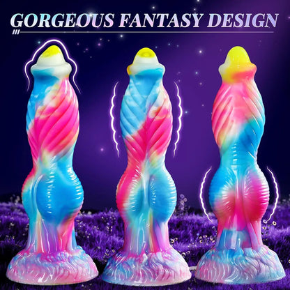 Thrusting Dragon Dildo Vibrator Sex Toys 10" 4IN1 Monster Remote Control Thick Dildo Suction Cup Dildo Anal Toys Adult Product