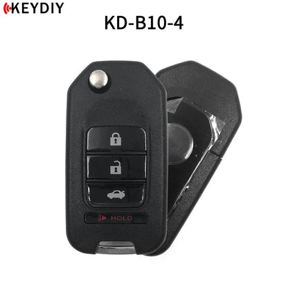 5pcs Keydiy KD B10 Universal Remote Key 3/4 Buttons B Series Car Remote Key for Honda Style KD900 KD900+ KD-X2 URG200 Mini