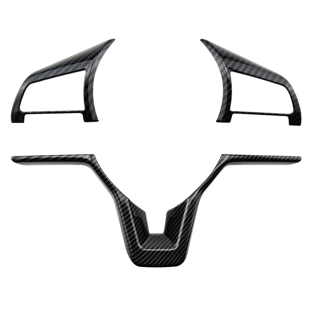 Car Steering Wheel Panel Cover Trim Sticker for Nissan Qashqai J11 Xtrail T32 Rogue Note Versa Kicks Juke Micra Leaf Sentra