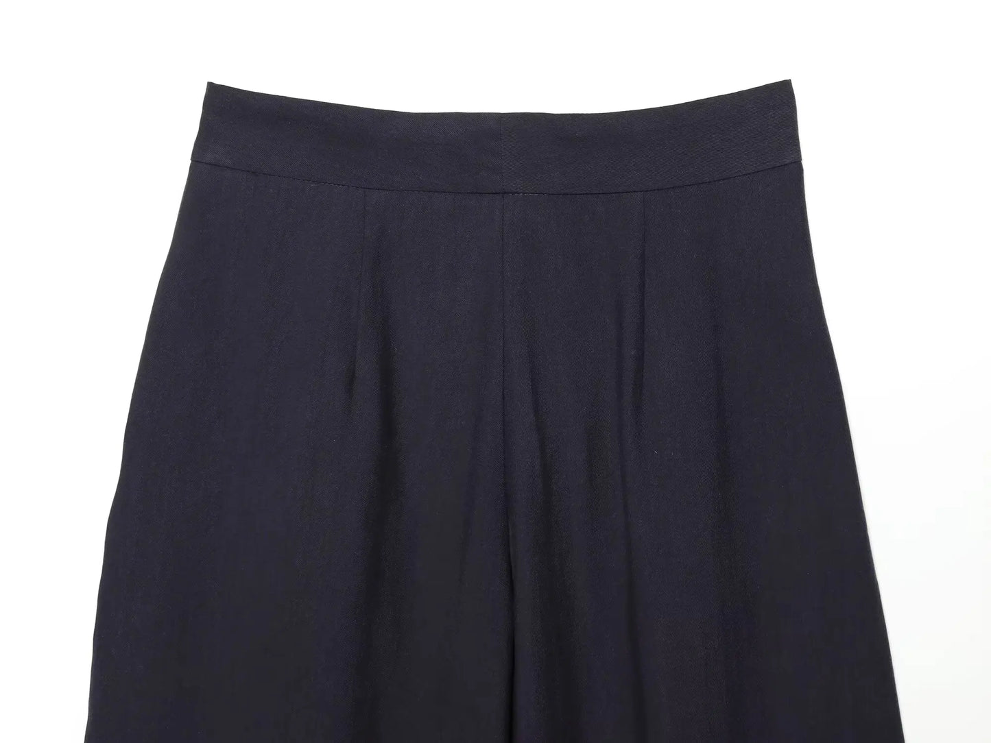 Women's Long Pants 2025 Autumn New Arrivals Military Green Pleated Loose Wide-Leg Pants Casual Fashion Stylish and Versatile