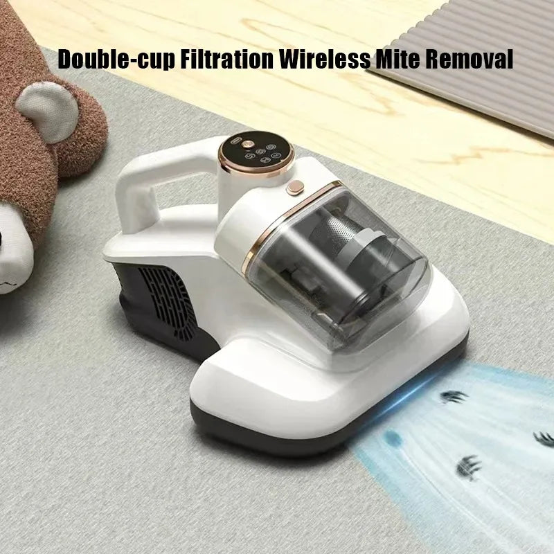 Wireless Great Suction Portable Handheld Vacuum Cleaner Mite Remover Ultraviolet Sterilization for Home Bedding Mattress