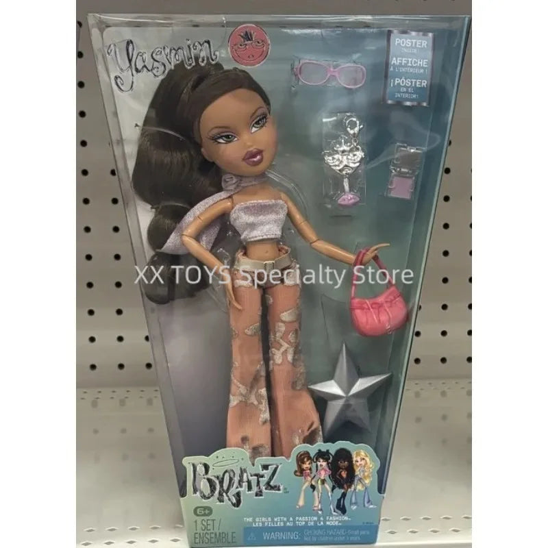 Original Bratz 25th Anniversary 2001 Reimagined Cloe Jade Sasha Yasmin Accessories Collectible Fashion Dress Doll Girls Gift Toy