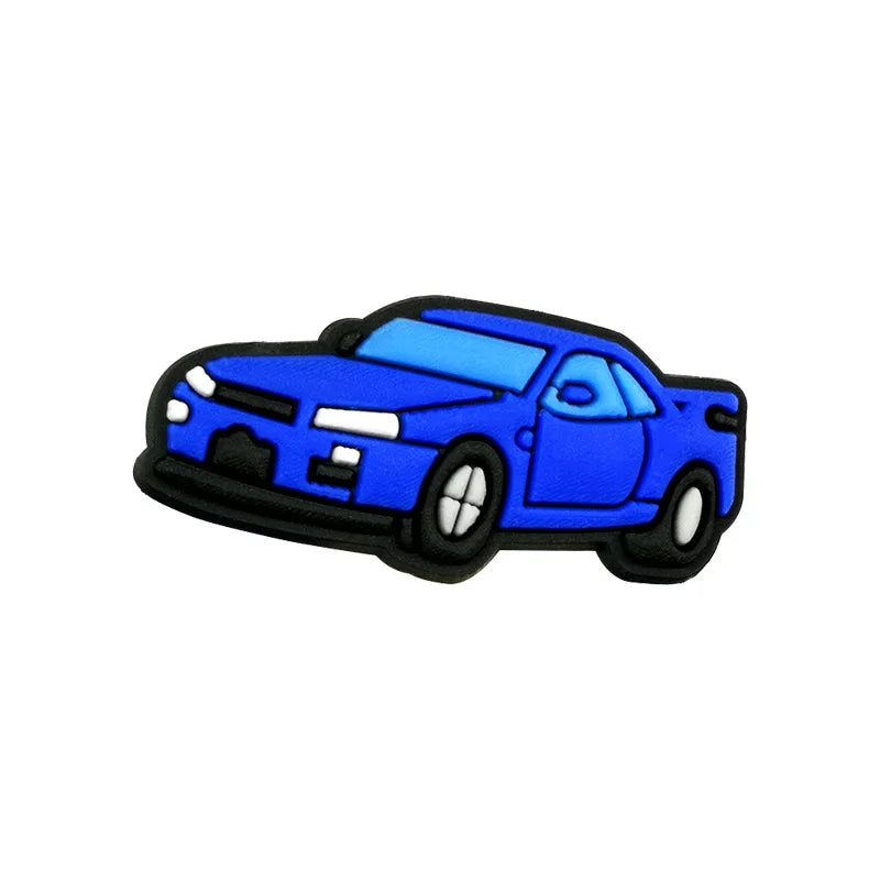 1/25PCS Cool Car Shoe Charms Accessories Pins for Men Boys Muscle Car Supercar Shoe Decorations fit Sandal Sneaker Clog Buckle