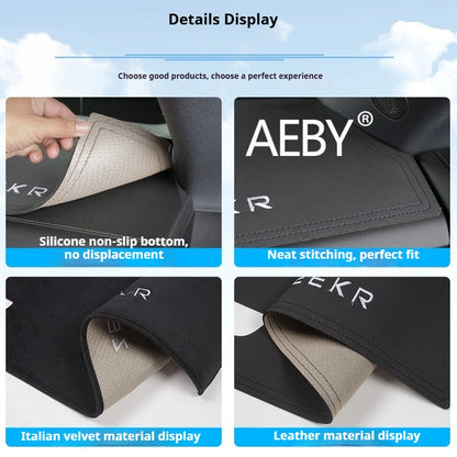 AEBY For ZEEKR 7X 2024 2025 Dashboard Sunshade Mat Anti-Dust Anti-UV Glare Reduction Cover Car Dash Pad Interior Accessories