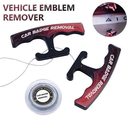 Car Emblem Removal Tool Kit Cleaning Vinyl Graphic Removal Tool Auto Badge Decal Sticker Remover for Vehicle Logo & Trim Removal