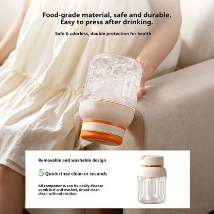 Wireless Rechargeable Portable Juicer Cup, Mini Blender with Ice Crushing Function for Smoothie, Home & Travel Use