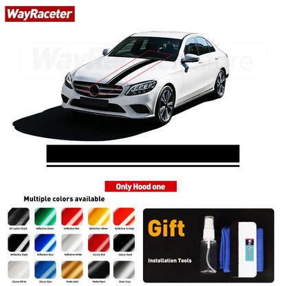 Edition 1 Stripe Sticker Door Side Hood Bonnet Roof Tail Vinyl Decal For Mercedes Benz W205 C63 AMG C Class C205 Coupe A205 S205