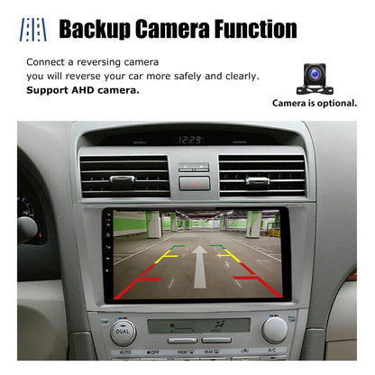 9" Android 14 Car Radio Multimedia Video Player 2 Din For Toyota Camry 2006 2007 2008 2009 2010 2011 GPS Navi Head Unit Carplay