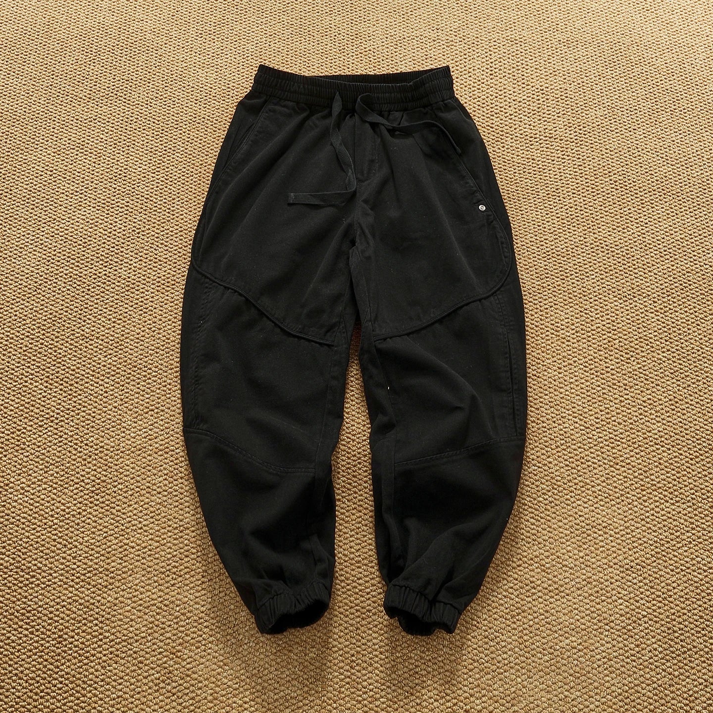 Heavy thick slim workwear casual pants for men in autumn and winter