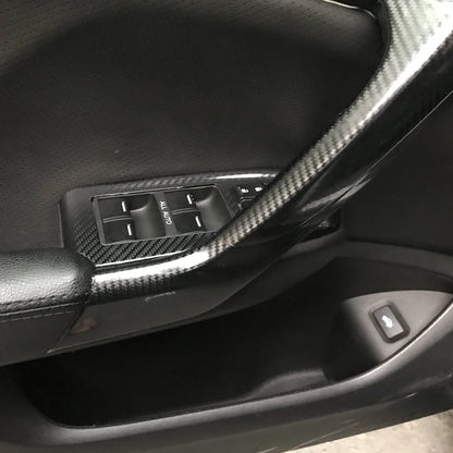 For Acura TSX CU2 2009-2013 Car-Styling 3D/5D Carbon Fiber Car Interior Center Console Color Molding Sticker Decals Parts