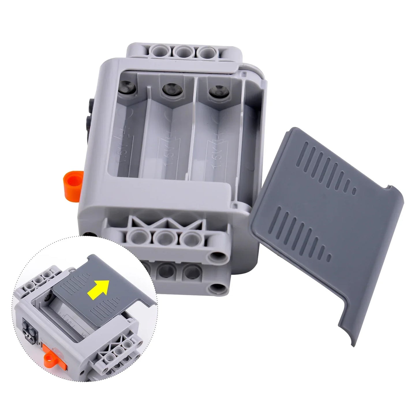 MOC Power Functions Set M Motor Battery Box IR Remote Receiver Technical Building Blocks Modified Parts For RC Car Robot Model