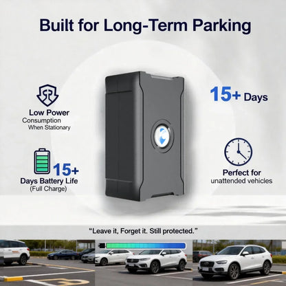 Wireless GPS Tracker for Car Anti-Theft | Global Real-Time Vehicle Locator with IoT SIM | Vibration & Geo-Fence Alarm | 15+ Days