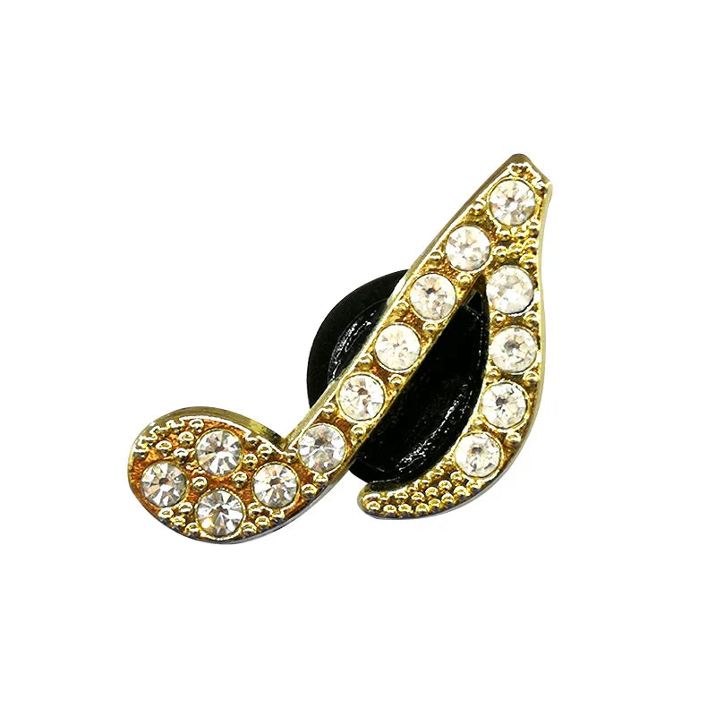 1pcs Designer Golden Crown Metal Shoe Charms Sea Star Shell Luxury Decorations for Shoe Accessorie Heart Pins for Women Girls