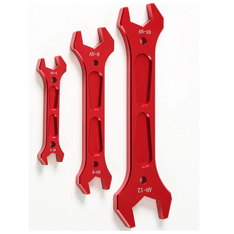 Car repair and modification tool AN aluminum wrench hose joint tool socket wrench adjustable wrench tool set AN3 AN4 AN6 AN8 AN1