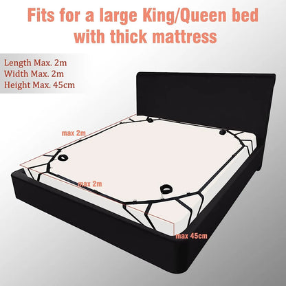 Bed Restraint Set Couple Sex Toys Bondage Handcuff Kit Adult Game Tool 18+ Erotic Tie Downs Arm Ankle BDSM Flirting Sextoy