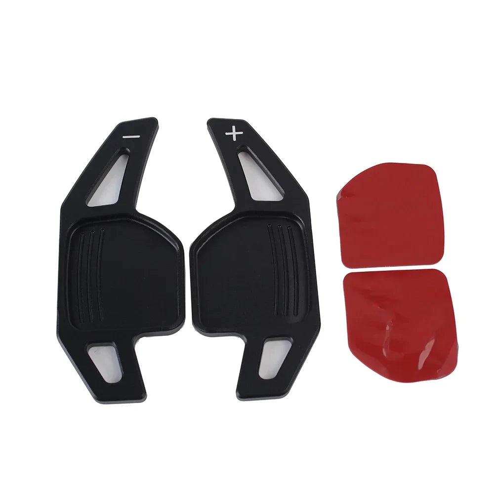 2Pcs Steering Wheel Paddles Extension Shifters For Audi A4 B8 A3 8P S3 A5 A6 S6 C6 Q5 A8 R8 TTS MK2 8J Avant DSG Car Styling
