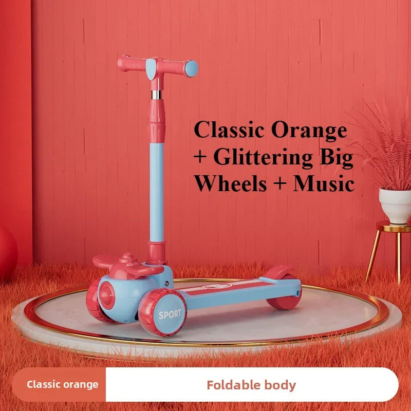 5-in-1 Toy Scooter for Boys and Girls–Children’s Scooter, Ideal for Developing Children’s Balance