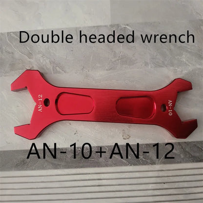 AN3 AN4 AN6 AN8 AN10 AN12 aluminum wrench joint tool socket wrench tool kit double head joint disassembly wrench Repair tools