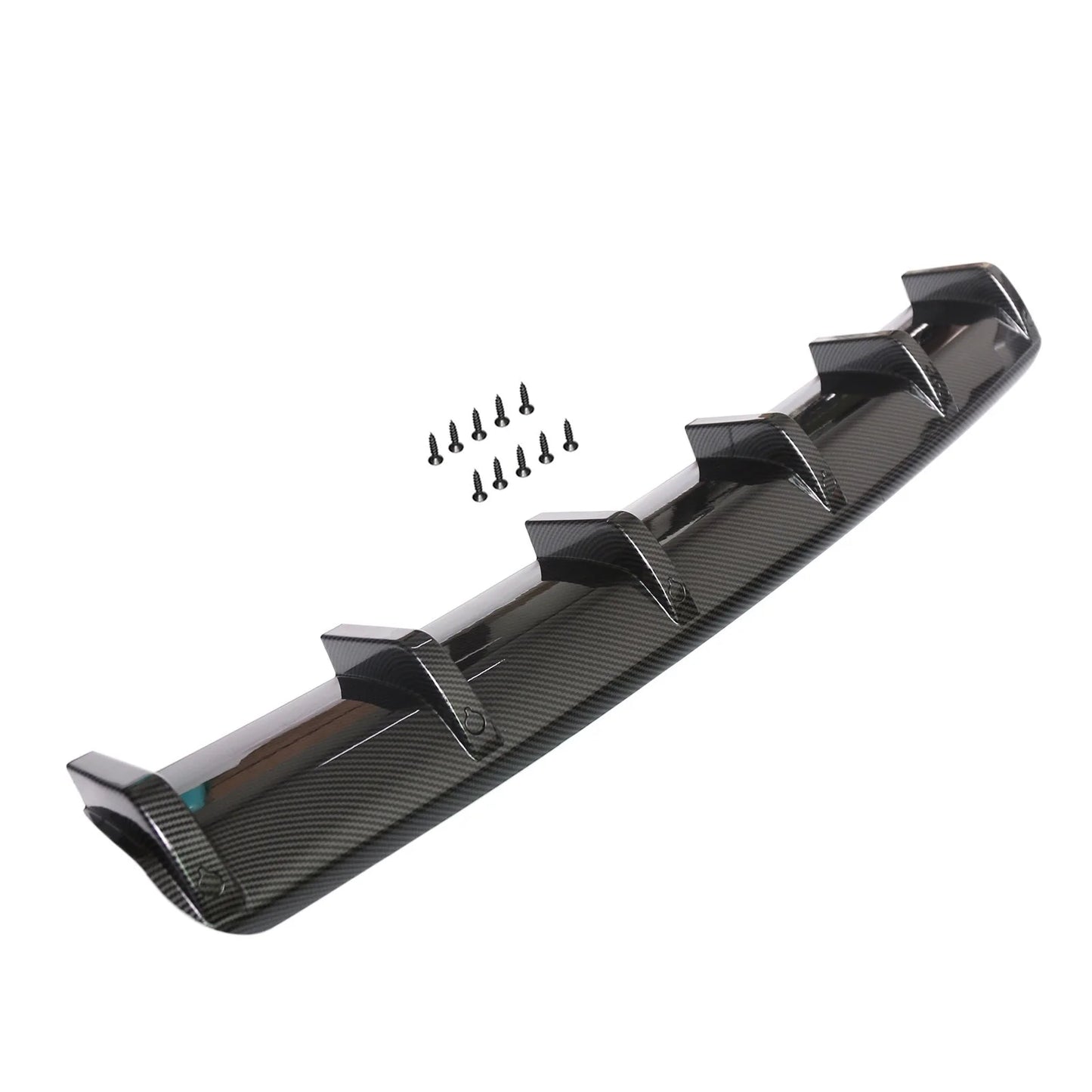 For F0rd Mustang S197 2004-2014 Car Rear Bumper Side Diffuser Lip Spoiler Splitter Spoiler Shark 6 Fins Wing Body Kit