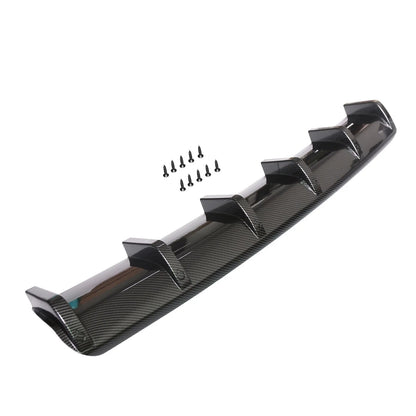 For F0rd Mustang S197 2004-2014 Car Rear Bumper Side Diffuser Lip Spoiler Splitter Spoiler Shark 6 Fins Wing Body Kit