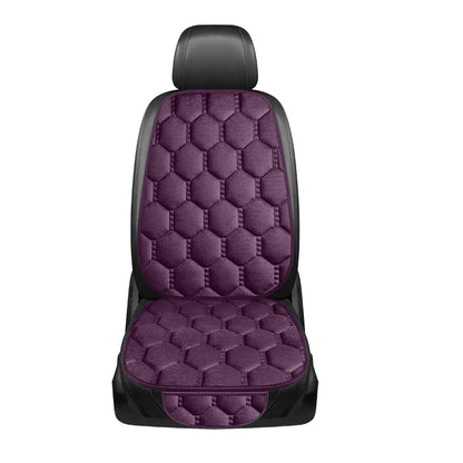 Winter Warm and Thick Velvet Car Seat Cushion Four Seasons Universal Single Seat Small Three piece Plush Warm Five Seat Anti sli