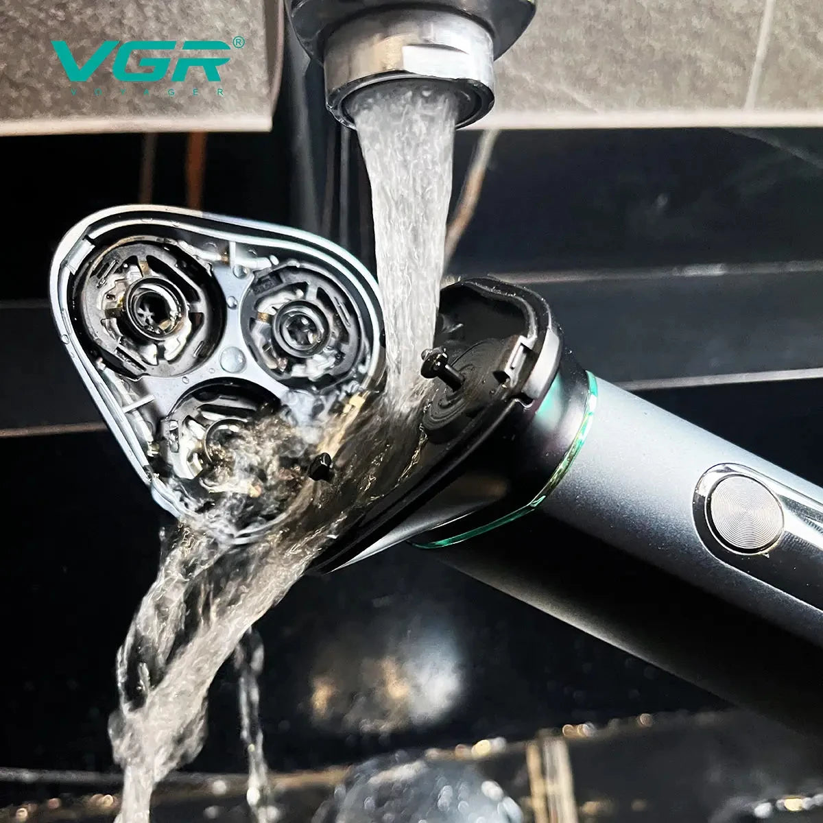 VGR 310 Electric Shaver Rotary 3D Floating Razor Waterproof Men's Shaving Machine Professional Beard Trimmer USB Rechargeable