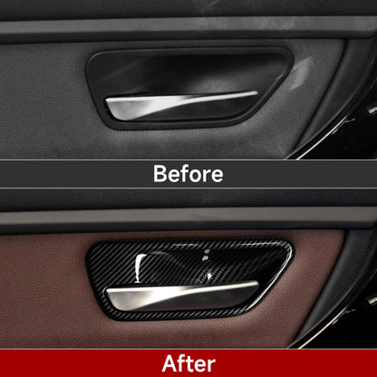 Car Center Console Dashboard Gear Shifter Panel For BMW F30 F31 F34 3GT F32 F33 F36 Trim Accessories, Carbon Fiber ABS Sticker