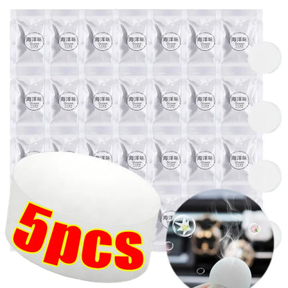 Car Vent Fragrance Diffuser Air Freshener Refill Cartridges Solid Perfume Sheets Car Interior Freshener Accessories 5-10PCS
