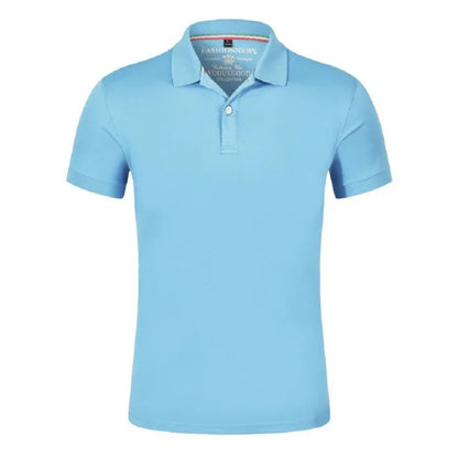 Top Quality Summer Short Sleeve Solid Classic Polo Shirts Custom Printed Design Photo Logo For Business Staff Company Uniform
