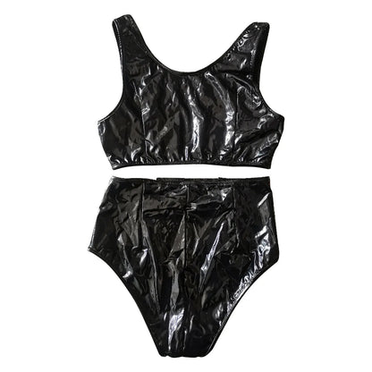 Sexy Black Split Two-Piece Women's Lingerie Set Autumn Season 2025 Spring  Ladies Underwear Elegant Indecent