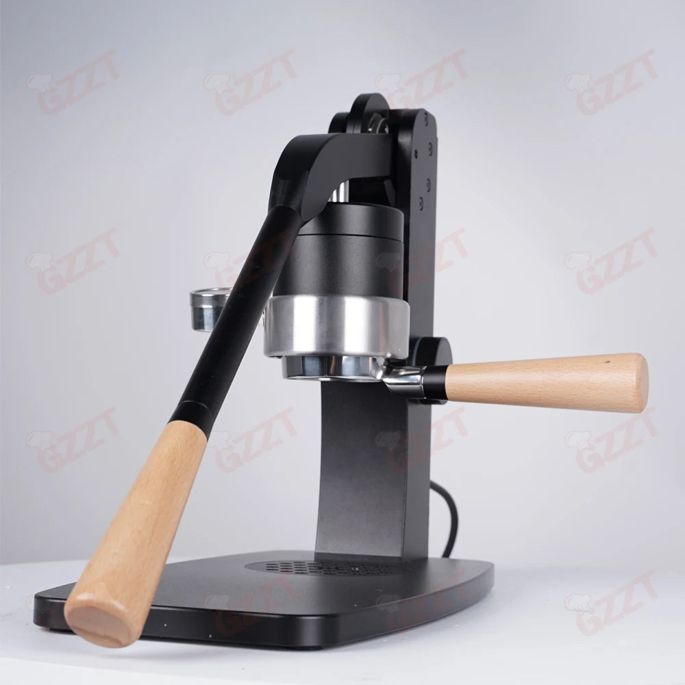 GZZT CMFL002 58mm Manual Lever Espresso Machine PID35-95℃ Adjustable Planetary Reduction Gear Hand-pressed Coffee Machine Maker