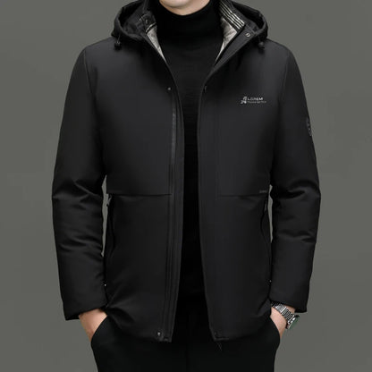 Top Grade Thick Fashion Casual Warm Outerwear Designer Hooded Winter Parka Coat Mens Newest Jacket Windbreaker Mens Clothes