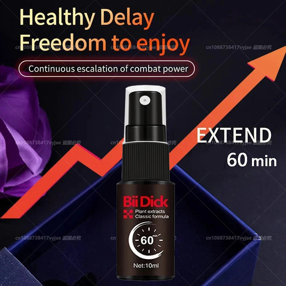 Male Penile External Use Sex Spray Long Lasting 60 Minutes Spray For Men Premature Ejaculation Fast Erecting Adult Product