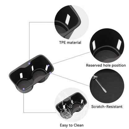 For BYD Sealion 07 2024 2025 Armrest Storage Box Center Console Layered Storage Box Cup Holder Modification Interior Accessories