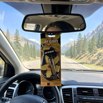 Strong Scent Car Air Freshener Gel with Refillable Cartridges for Long Term Use in Automotive Settings