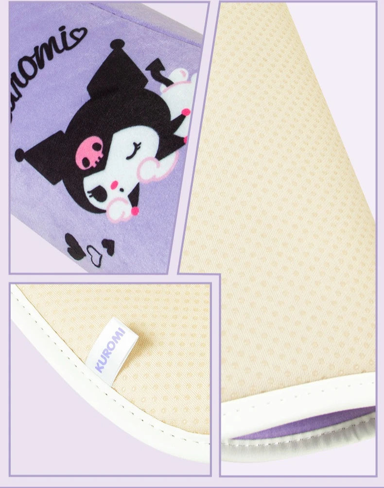 My Melody Car Seat Cushion Sweat Absorbing Plush Women's Cute Cartoon Pillow Comfortable Soft Cushion for Vehicle Seat