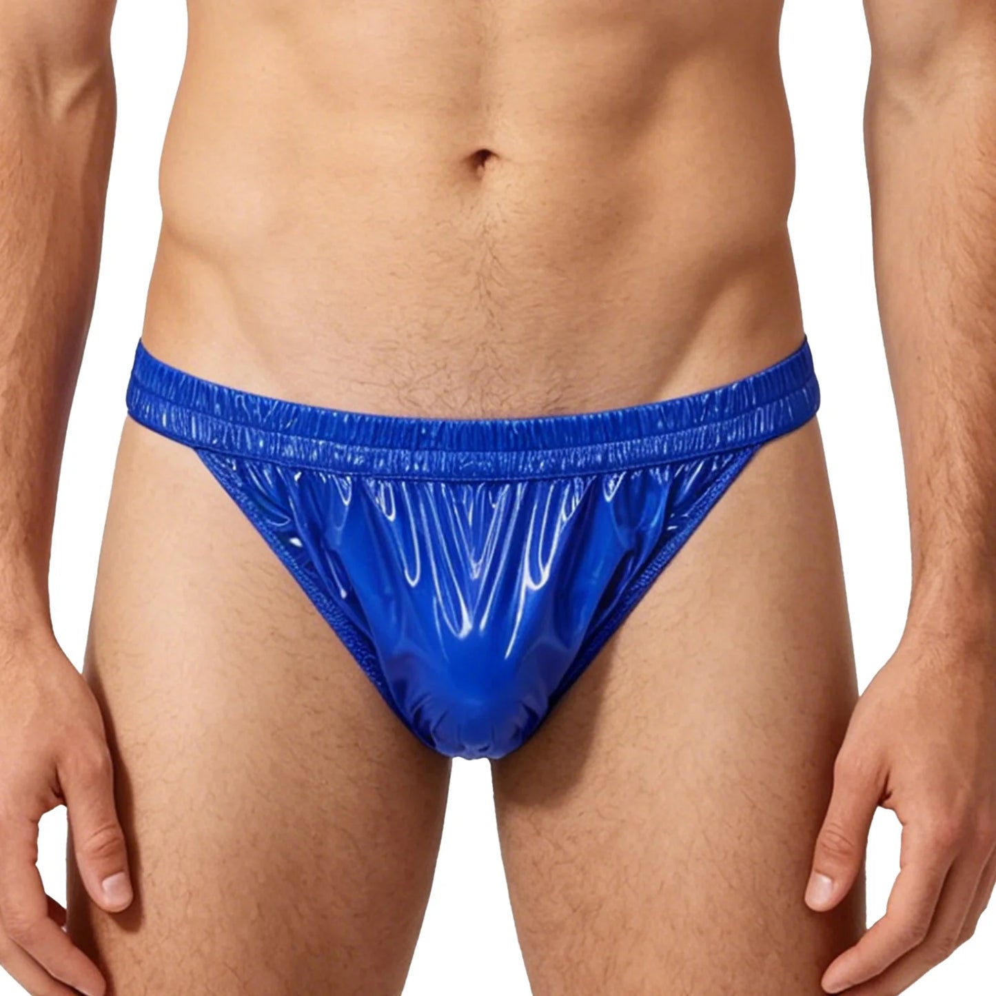 Mens Waterproof Diaper Cover Panties Elastic Waistband Glossy Briefs Leakproof Elderly Special Needs Adaptive Underwear Swimwear