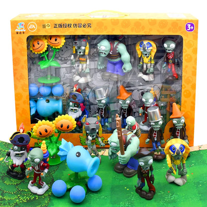 PLANTS VS ZOMBIES 2 Toys Full Set New Role Ice Pea Jetpack Zombie Tomb Raiser Zombie Pirate Captain Zombie Children's Gifts
