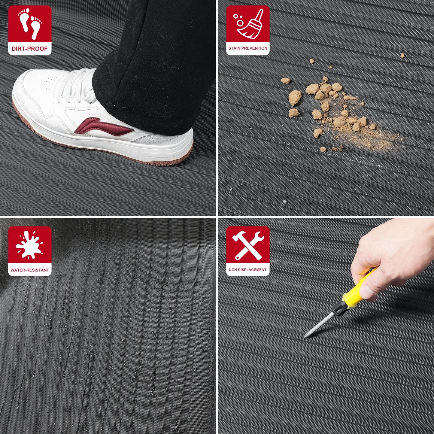 Right Drive for Haval H6 HEV 2025 （With Rear Floor Protrusion）Car Floor Mats Foot Liner All-weather Car Interior Accessories