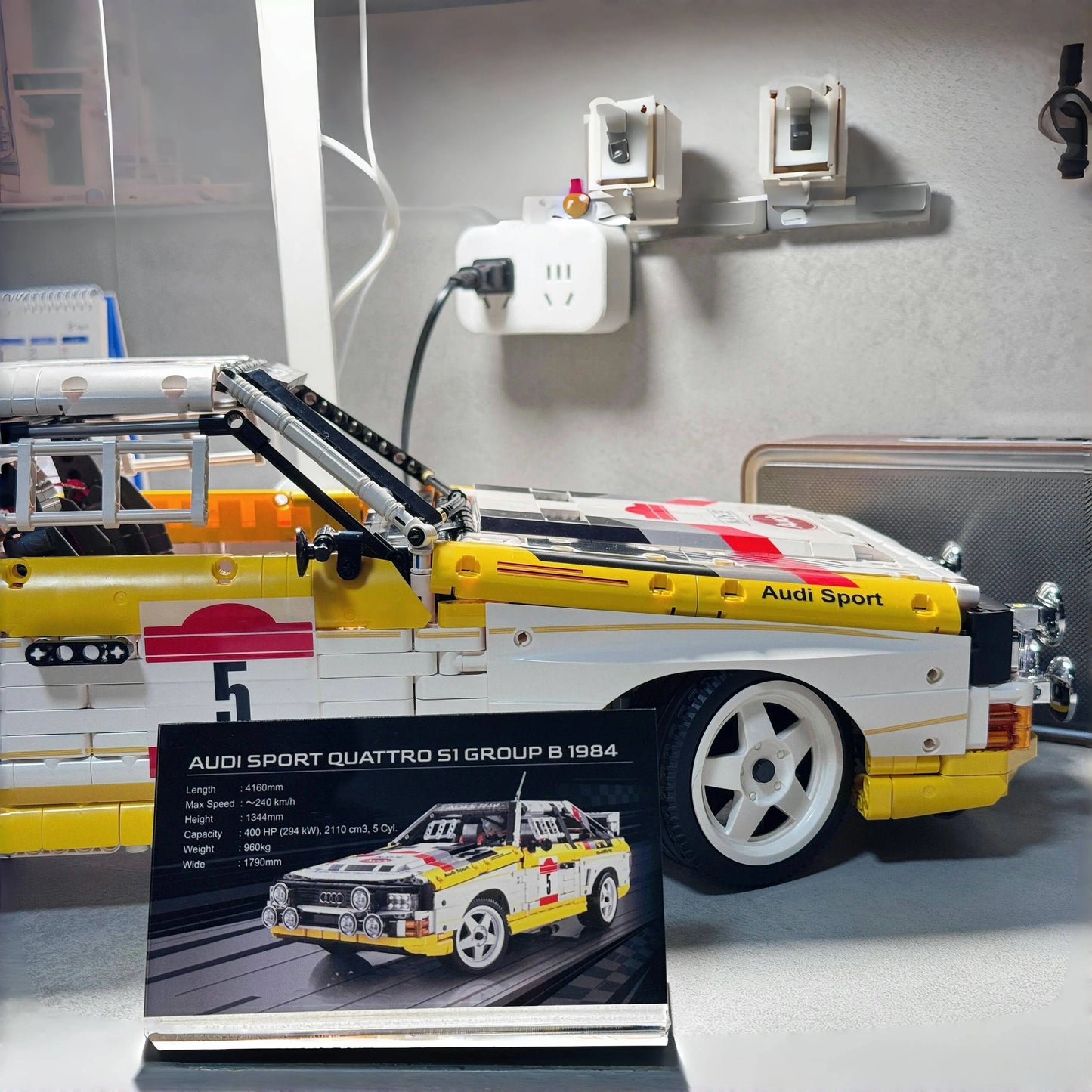 3887PCS Technical MOC 1:8 Racing Sport Retro Rally Car Building Blocks Classic Sportscar Model DIY Toys for Kid Adult Boys Gift