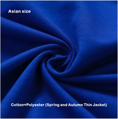 Customized LOGO Men's Thin Jacket Embroidered Printed Zipper Coat Spring and Autumn Street Stand up Collar Cardigan Hoodie