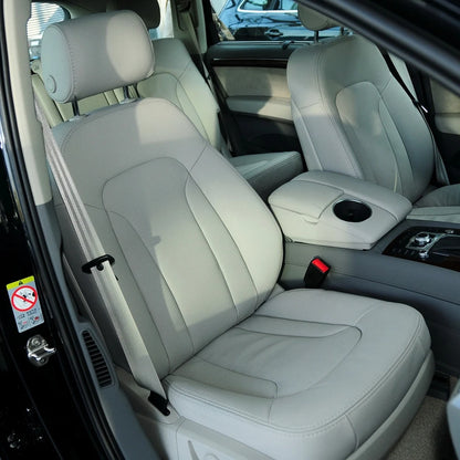For Audi Q7 4L 2006 2007 2008 2009 2010 2011 2012 2013 2014 2015 Nappa Leather Custom Car Seat Covers Set Protector Accessories