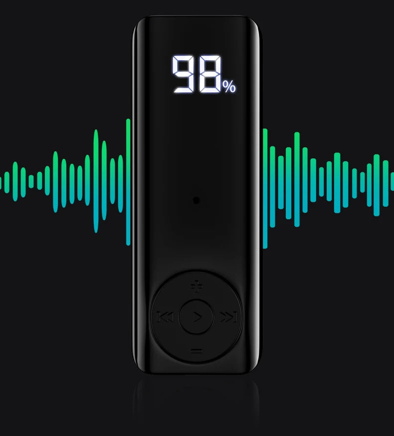 Bluetooth 5.3 Receiver Adapter Wireless Audio Adapter 3.5mm AV/AUX Jack ANC+ENC Active Noise Reduction Reciever For Car PC