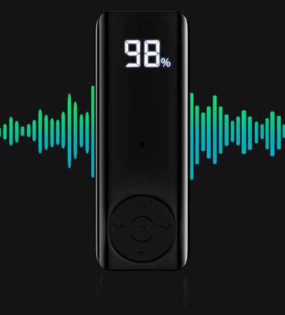 Bluetooth 5.3 Receiver Adapter Wireless Audio Adapter 3.5mm AV/AUX Jack ANC+ENC Active Noise Reduction Reciever For Car PC