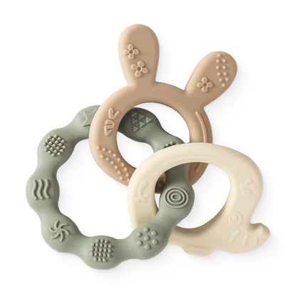 BPA Free Baby Silicone Rabbit Bracelet Teether Toys Nursing Teething Toys Food Grade Silicone Newborn Teething Toys Baby Gift