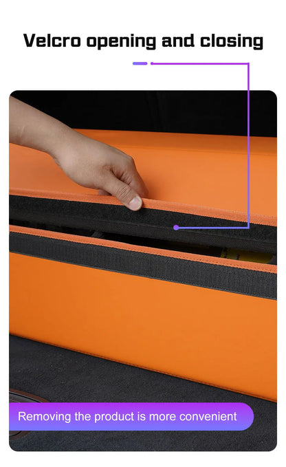 Portable Car Trunk Organizer Box Large Capacity Leather Foldable Storage Box Multifunctional Auto Organizer Bag Car Accessories