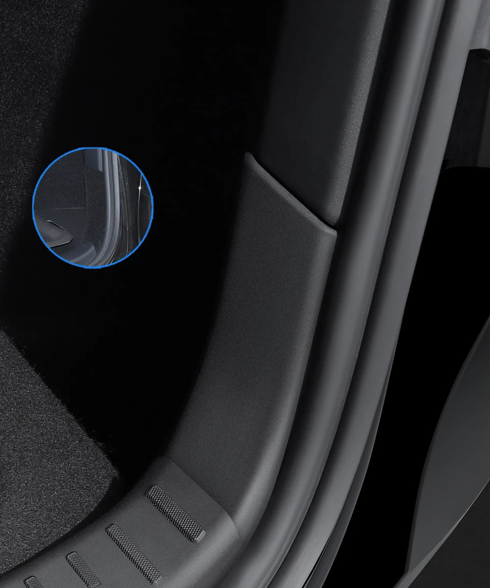 YZ For Tesla Model Y Juniper 2026 Trunk Sill Plate Protector TPE Rubber Protector Tesla Threshold Bumper Pad Prevent Scratching