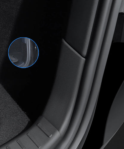 YZ For Tesla Model Y Juniper 2026 Trunk Sill Plate Protector TPE Rubber Protector Tesla Threshold Bumper Pad Prevent Scratching
