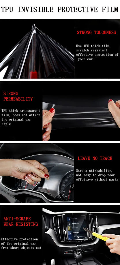 For Chery JAECOO J7 2023 2024 Panel Dashboard Navigation Automotive Interior Protective Film Anti-Scratch Accessories